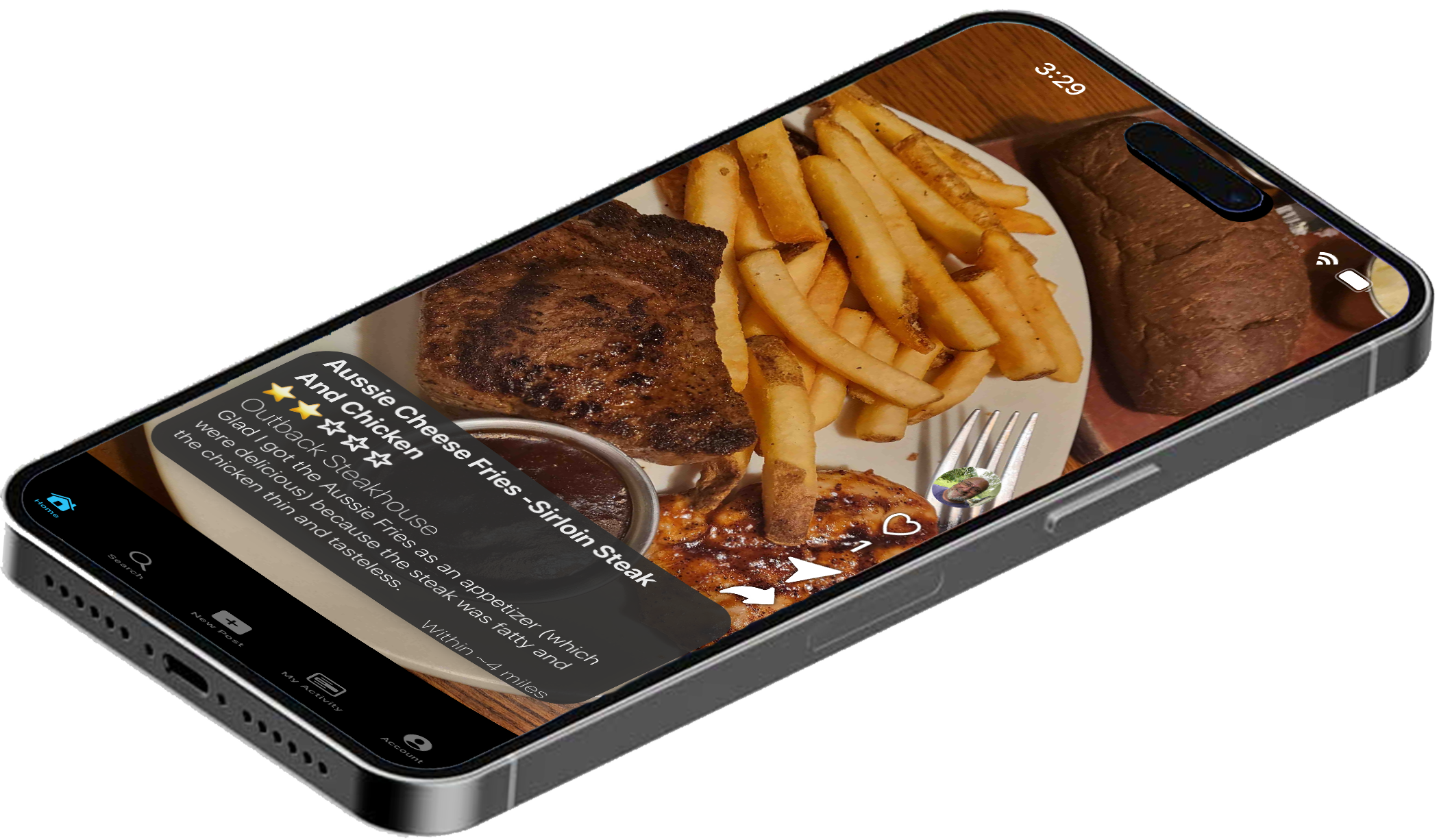 Our EATS on iphone